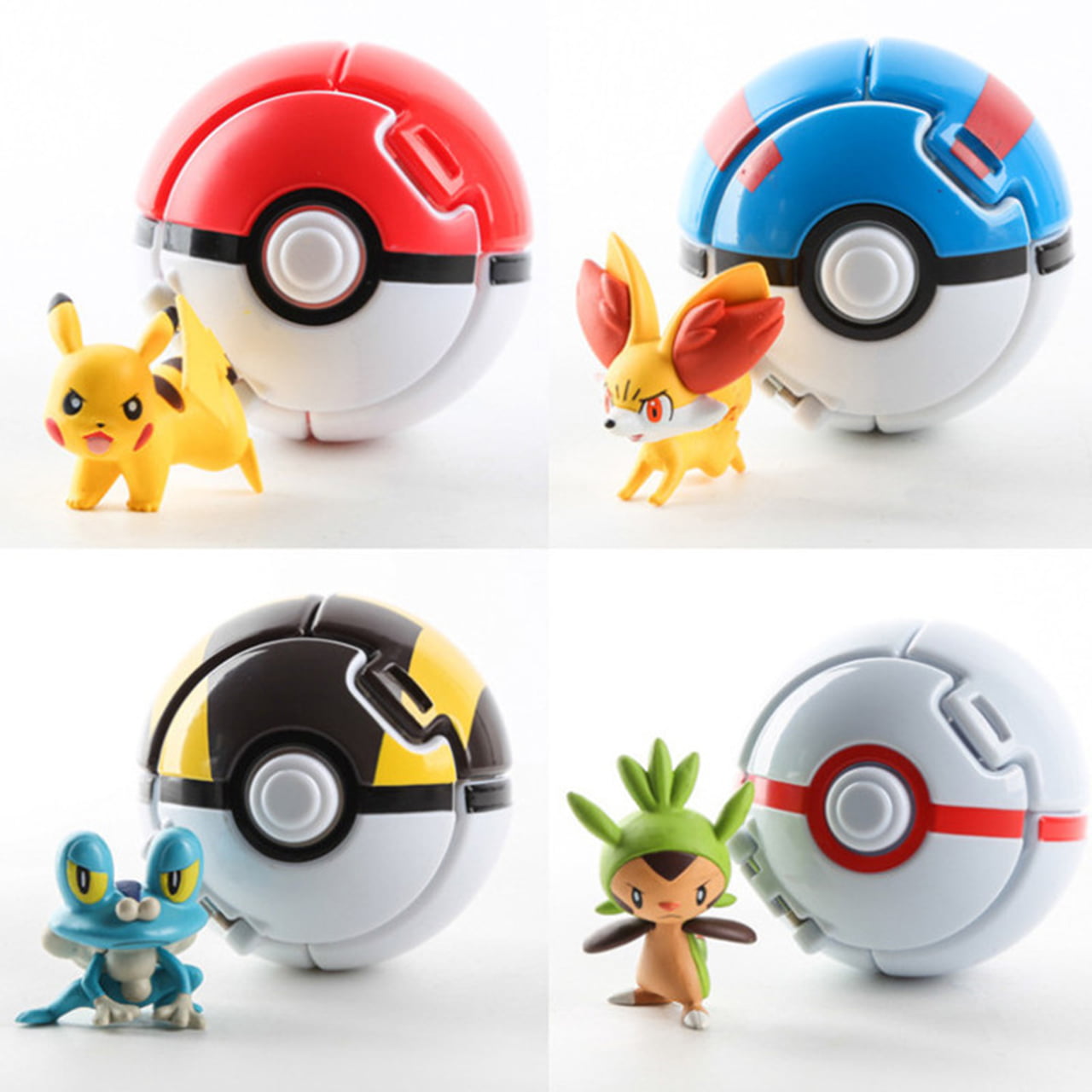 Pokemon Go Pokeball Pop-up 7cm Plastic Ball Toy Action Figure Games 