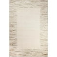 thumbnail image 1 of Bashian R129-IV-6X9-HG385 5 ft. 6 in. x 8 ft. 6 in. Greenwich Contemporary Wool & Viscose Hand Tufted Area Rug, Ivory, 1 of 1