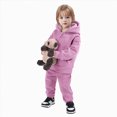 thumbnail image 4 of HCNTES Baby Girl Clothes Winter Toddler Girls Clothes Fall Winter Outfit Sets, Baby Girl 12 18 24 Months 2T 3T 4T 2PCS Sports Suit Long Sleeve Two Piece Baby Clothes, 4 of 5