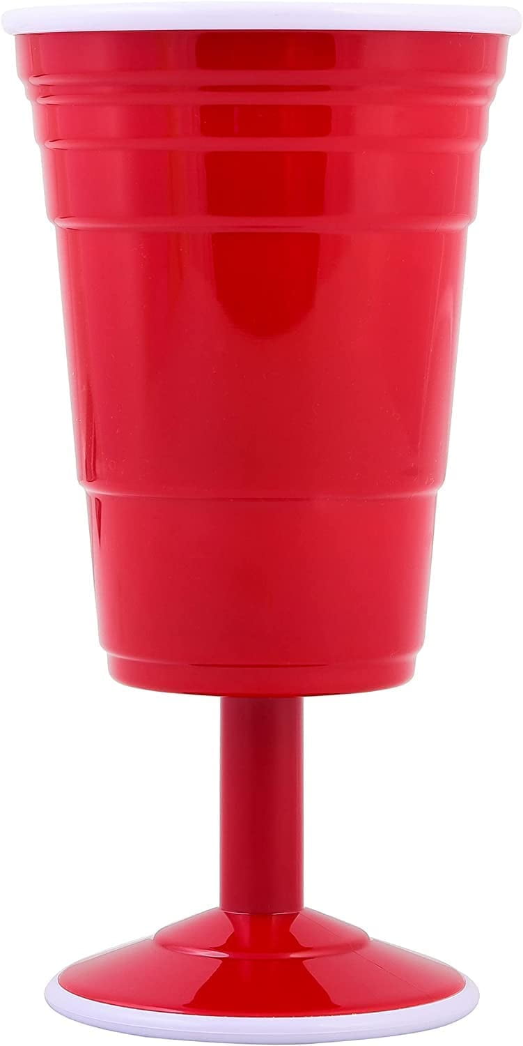 Red Cup Living Reusable Wine Cup, 14 oz Wine Cup Set of 2