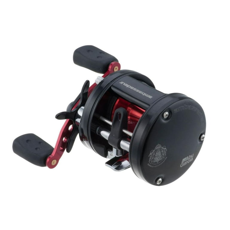 Abu Garcia Ambassadeur STX Round Baitcast Reel, 6600 Size, Durable