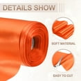 thumbnail image 3 of Uxcell Satin Ribbon Roll for Gift Wrapping and Cutting Ceremony Decoration Orange, 3 of 6