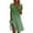 103# Green, variant on UoCefik Womens Dresses For Wedding Guest Beach Short Sleeve V Neck Flowy Dresses Party Floral Summer Plus Size Sundress Vacation Casual Dress Blue S