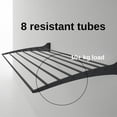 thumbnail image 3 of Tendedero de pared plegable retráctil para interiores y exteriores de aluminio y acero Negro cierre hacia abajo 1x Fold 60, 3 of 8