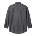 thumbnail image 5 of Men's Casual Stylish Short Sleeve Button-Up Solid Shirt Cotton Beach Shirts V-Neck Casual Button T-shirt Gray XXL, 5 of 5