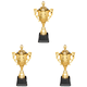 thumbnail image 1 of Trofeo de plástico con tapa, copa de trofeo de 8,5 pulgadas, trofeo deportivo para Game Race Gold, 1 of 5