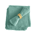 thumbnail image 1 of 8 Pack de servilletas de tela individual para mesa, de lino 100% algodón MACAR  Servilletas de tela menta, 1 of 5