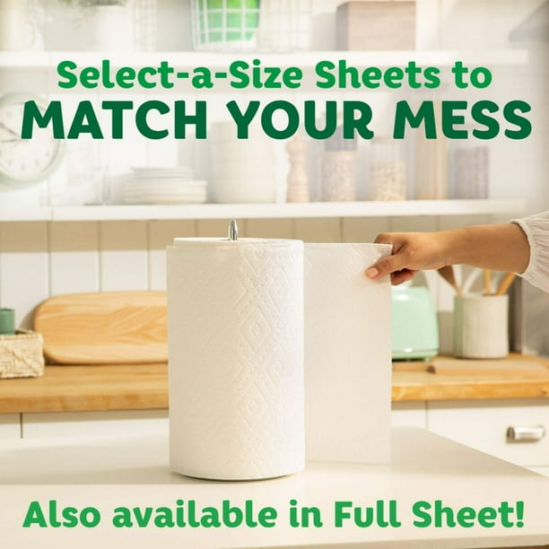 Bounty Paper Towel Select-A-Size Singles Plus, 4=6 Rolls