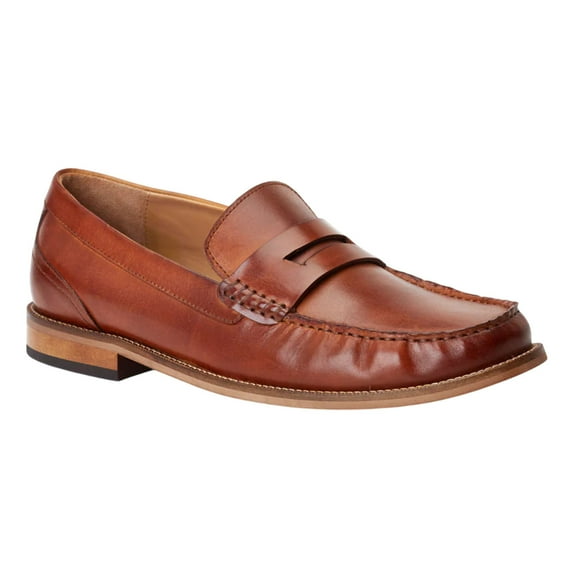 Base London Mens Garfield Leather Penny Loafers
