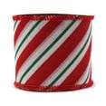 thumbnail image 1 of Visland Christmas Ribbons Colored Ribbon Holiday Ribbon Decorations Rustic Fabric Ribbons Crafters Holiday Ornaments 1Roll/5Yard, 1 of 3
