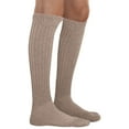 thumbnail image 4 of MDR Distributors Women's Extra Long Heavy Slouch Cotton Socks Made in USA 3 Pairs Size 9 to 11 (3 Beige), 4 of 7