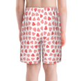 thumbnail image 3 of Cauagu Hearts Print Swim Trunks for Men,Youth Boys Swim Shorts Compression Liner Beach Shorts Boys' Swimming Shorts 7-20 Years Bathing Suit-Small, 3 of 7