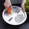 thumbnail image 5 of Multifunctional Stainless Steel Basin - Three Piece Set Of Colander Filter Fruit And Vegetable Rice Washing Filter Basket Bowl, 5 of 8