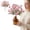 Beige, variant on Small Carnation Artificial Flowers Bulk Flower with Stems Silk Carnation Flowers for Outdoors Wedding