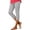 Gray, variant on Qiopertar Women's High Waisted Capris Yoga Pants Slim Fitting Workout Jogger Pants Summer Casual Comfy Stretchy Activewear Leggings, Hot Pink S