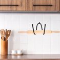 thumbnail image 4 of LEEYNEER 3pcs Rolling Pin Holder  Wall Hooks In Household Users Organization, 4 of 8