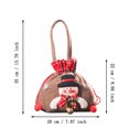 thumbnail image 2 of Bolsas Navideñas Con Cordón Bolsas De Regalo Navideñas En 3D Bolsas De Envoltorio Navideñas Bolsas De Regalos Navideñas Bolsas Rojas Bolsas De Saco Calcetines Bolsas Para Fiestas, 2 of 3