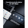 thumbnail image 4 of Cable USB C a Lightning Ugreen MFI Carga Rápida 1m, 4 of 7