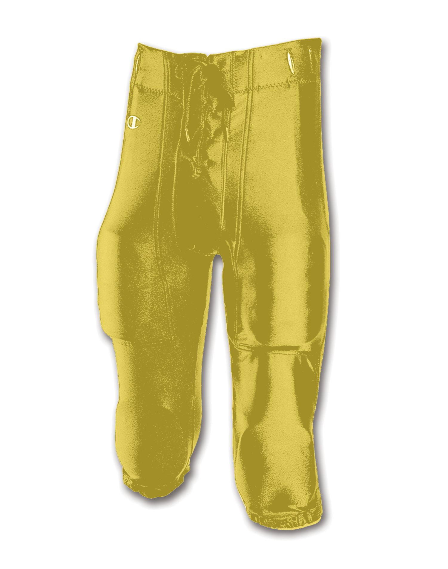 Champion Men`s Blitz Football Game Pants, S, Vegas Gold