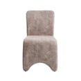 thumbnail image 4 of Modrest Ditka - Modern Beige Velvet Dining Chair (Set of 2), 4 of 5