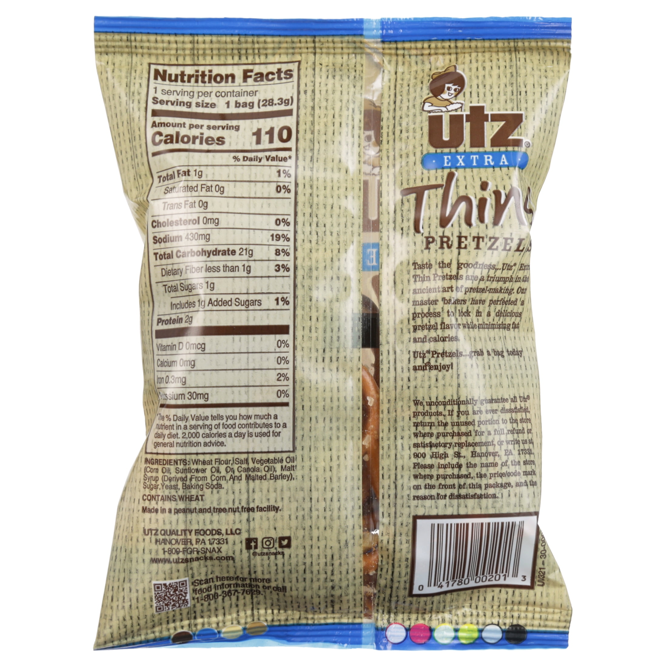 Utz Pretzel Nutritional Information Besto Blog