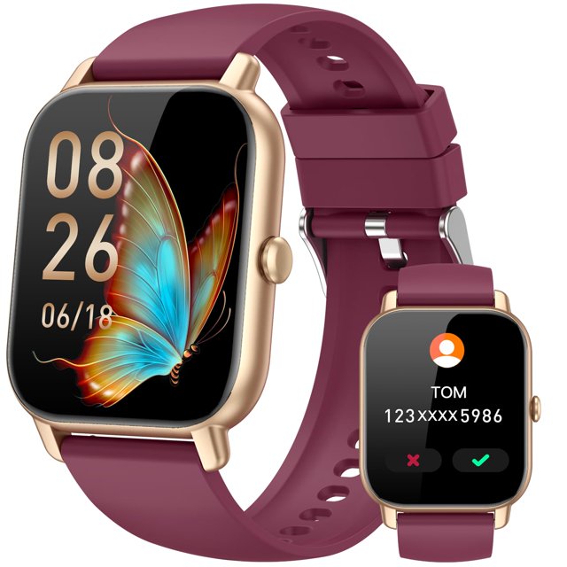Smartwatch Mindimp 1.85" Rastreador de actividad física 110+ deportes