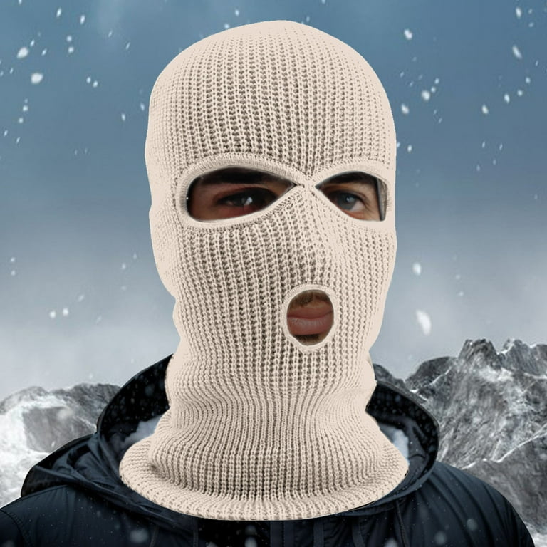 3-Hole Hoed Ski Masker Zonbescherming Volledige Gezicht Bivakmuts