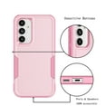 thumbnail image 4 of For Galaxy S23 FE Case, 2 in 1 Heavy Duty Armor Shockproof Cases,Hisdou Hybrid Dual Layer Rubber Drop Protection Grip Plastic Bumper Sturdy Phone Cover for Samsung Galaxy S23 FE 6.4"-Pink, 4 of 6