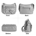 thumbnail image 2 of BadPiggies Women's Soft PU Leather Shoulder Bag Ladies Crossbody Purse and Handbags Lightweight Pocketbooks - Gray, 2 of 9