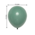 thumbnail image 3 of Efavormart 25 Pack | 12" Olive Green Double Stuffed Prepacked Latex Balloons, 3 of 7
