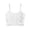 White, variant on lnmuld Girls Adjustable Strap Ribbed Knit Crop Cami Tank Top Back to School Layering Casual Camisole 11-12 Years,Light Purple