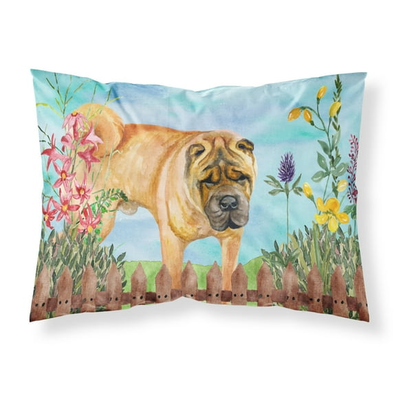 Shar Pei Spring Fabric Standard Pillowcase