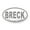 Clear, variant on CafePress - Breck Breckenridge, Colorado Euro - Sticker (Oval)
