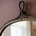 thumbnail image 4 of Antique Style Dark Iron Mirror, 4 of 10