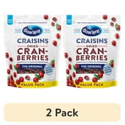 (2 pack) Ocean Spray Craisins Original Dried Cranberries, Dried Fruit, 24 oz Pouch