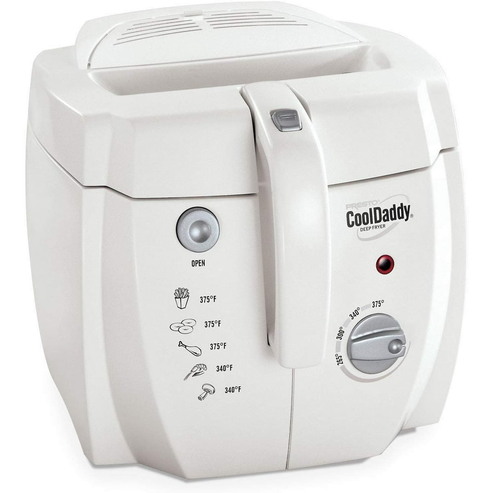 Presto 05443 CoolDaddy Cooltouch Deep Fryer White