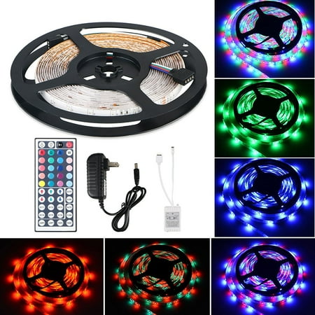 Fill Light Kit (TSV 16.4Ft 300 LED RGB Muliti Color Bias Lighting Changing RGB LED TV Backlight with 44 Key IR Remote Control For TV HDTV Monitor Home Theater Accent lighting)