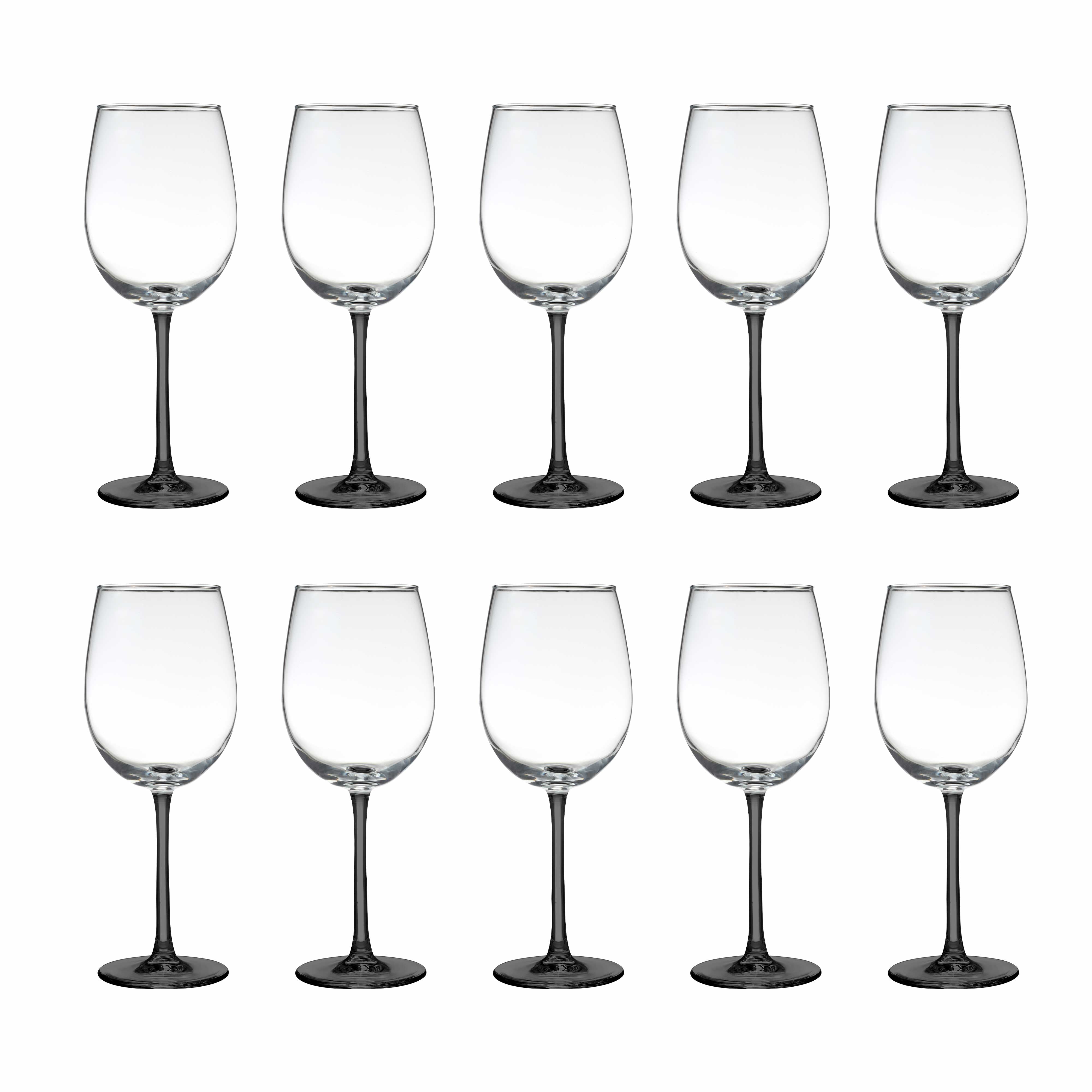 10 ARC Cachet White Wine Glasses Set, 16 oz. Wedding, Favors, Cheap