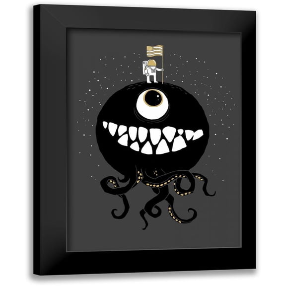 Buxton, Michael 11x14 Black Modern Framed Museum Art Print Titled - Space Oddity