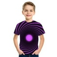 thumbnail image 2 of Boys Shirts Size 8 Fashion Cool 3D Prints Short Sleeve T-Shirts Gift Trendy Kid Shirt Casual Crewneck Funny Youth Shirts Pullover Tops Summer Clothing 8-9 Years, 2 of 4