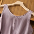 thumbnail image 5 of Diufon Womens Cotton Linen Tank Tops Casual Solid Color T-Shirts Summer Round Neck Sleeveless Tops, 5 of 7