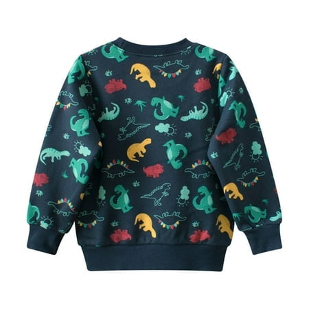 TSADFHJI Chandails à Capuche de Noël pour Garçons Taille 8-20 Chandails pour Garçons Ados 14-16 Automne Hiver Tout-Petits Garçons Filles Manches Longues Imprimés de Dessins Animés Hauts à Capuche Vêtements d'Extérieur pour Enfants Vêtements Bleu Foncé 3-4 Ans