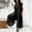 Black, variant on Aloohaidyvio sweatpants for women ,Womens Solid Color Casual Short Sleeved Medium Length Cotton Linen Shirt Jumpsuit