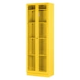 thumbnail image 3 of Avidan 70-inch Yellow French Door Metal Cabinet, 3 of 6