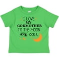 thumbnail image 3 of Inktastic I Love My Godmother to the Moon and Back Boys or Girls Toddler T-Shirt, 3 of 5