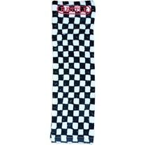 Battle Sports Football Towel, Absorbent, Quick-Drying, Black/White Checkerboard