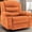 Orange, variant on GEEYOO 270°Swivel Rocker Recliner for Adults with Massage & Heat,Power Recliner Chair with Side Pockets for Living Room,Orange