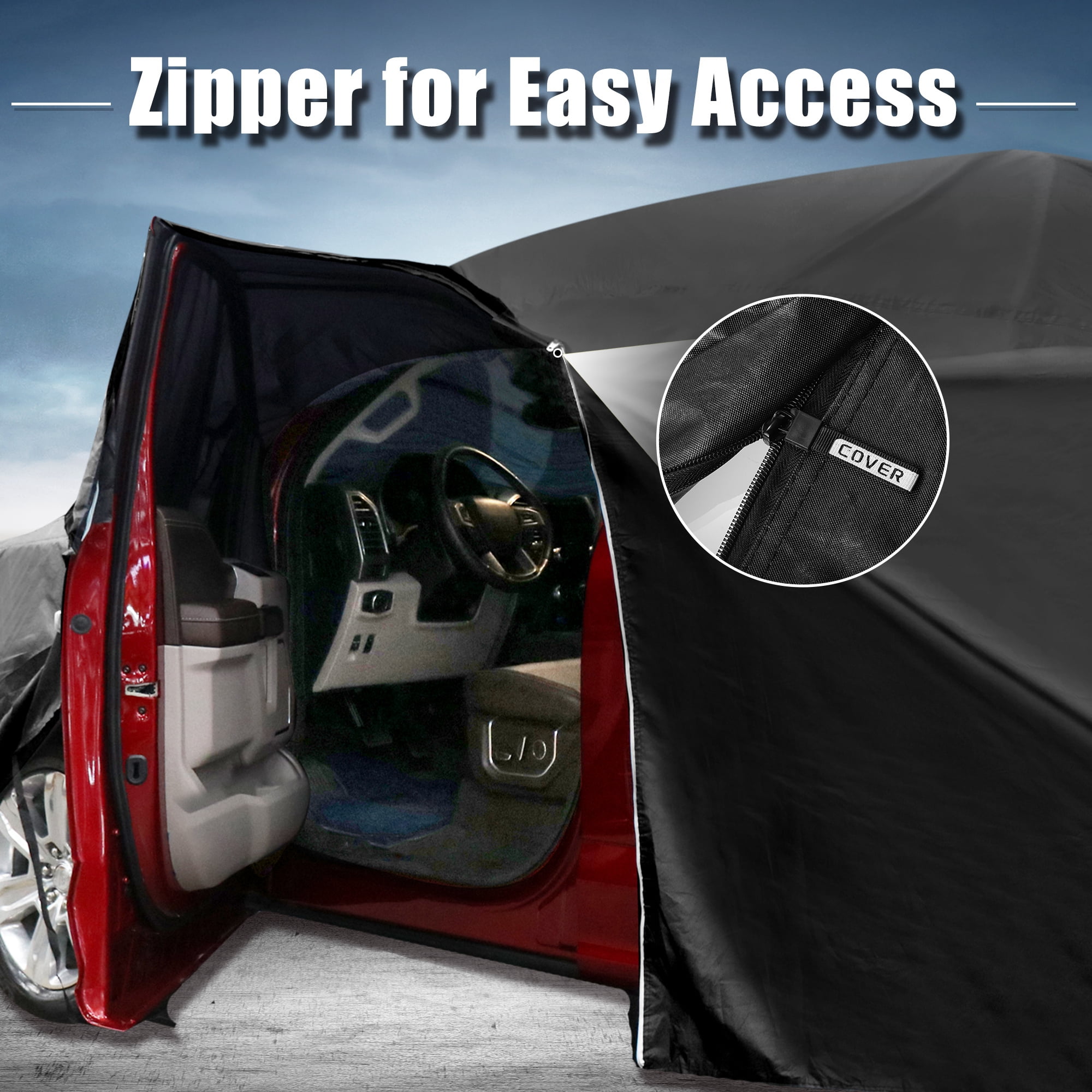 Unique Bargains 210D-PU Car Cover for Smart Fortwo 2007-2025