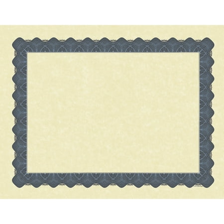 Great Papers! Metallic Blue Certificate, 25 count