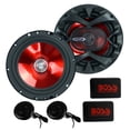 thumbnail image 1 of Restored Restored BOSS 6.5" 350W 2 Way Car Audio Speakers System Red Stereo (Pair) (Refurbished), 1 of 7